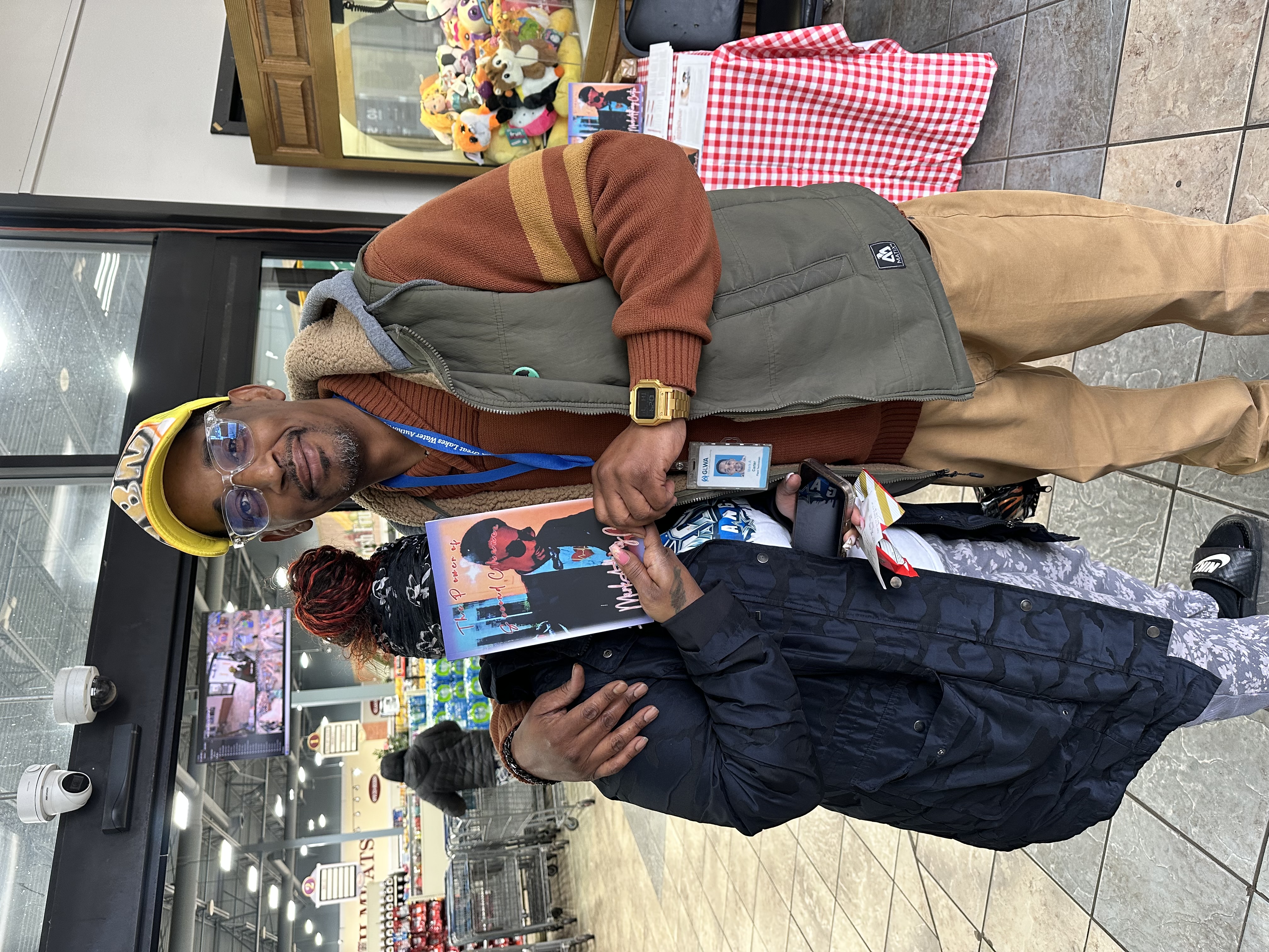 Book signing event